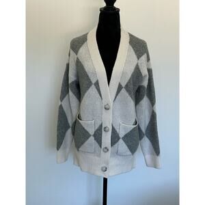 Abercrombie & Fitch Collection, Rhombus Cardigan, Oversized Fit Size XS